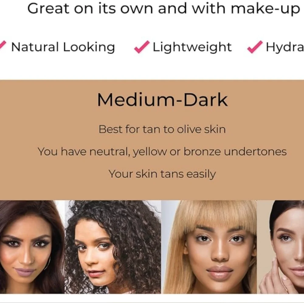 Tint & Tighten Instant Color Smoothing Cream In Medium Dark